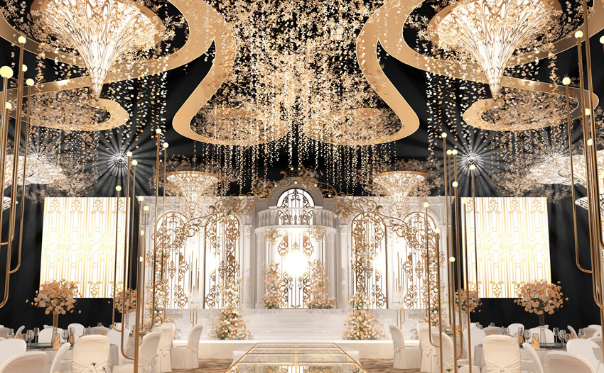 威信花木兰喜事汇金色大厅效果展示